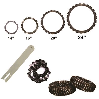 Diamond RingBlades, Chains & Wires
