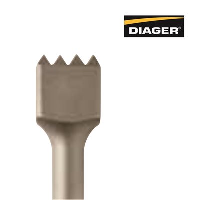 SDS-max Bush hammer head chisel; 1 3 / 4x10